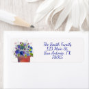 Search for blue hydrangea return address labels Flowers