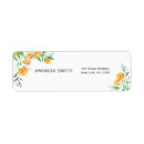 Search for orange fruit return address labels Baby shower