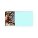 Search for carousel horses return address labels Amusement