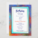 Search for dinner 40th birthday invitations Modern