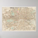 Search for vintage map of london posters England