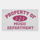 Search for musical notes rectangle stickers Musician