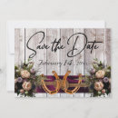 Search for horseshoe save the dates Wood