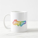 Search for gradient mugs Typography