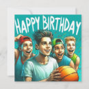 Search for basketball birthday cards Boys