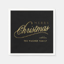 Search for black christmas napkins Chic