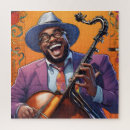 Search for jazz musician puzzles Saxophone
