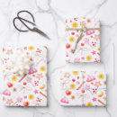 Search for christmas pudding wrapping paper Pink