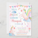 Search for digital unicorn birthday invitations Fairytale