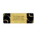 Search for floral swirl return address labels Modern