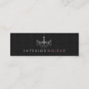 Search for chandelier business cards Interior design