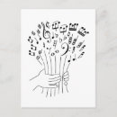 Search for musical graphic postcards Design