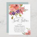 Search for peach sweet 16 invitations Watercolor