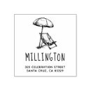 Search for beach address rubber stamps Vintage