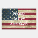 Search for native american flags stickers Usa