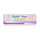 Search for rainbow stripes return address labels Colorful