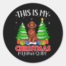 Search for irish setter stickers Happy sequin christmas tree