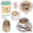 Search for kawaii coffee stickers Funny