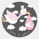 Search for stork stickers It's a girl