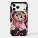 Search for adorable kitten iphone cases Pink
