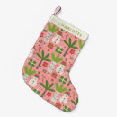 Search for pink and green christmas stockings Xmas