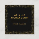 Search for black glitter business cards Salon