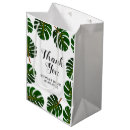 Search for palm leaf gift bags Monstera