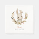 Search for bunny baby shower napkins Floral