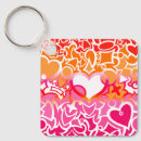 Search for squiggle key rings Pink
