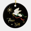 Search for serene christmas tree decorations Peace on earth