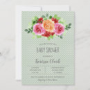 Search for unisex baby shower invitations Floral