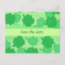 Search for st patricks day save the dates Green