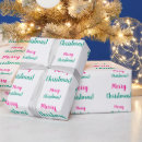 Search for pink green christmas wrapping paper Festive