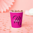 Search for modern typography paper cups Black and white