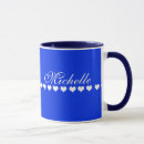 Search for blue hearts mugs Girly