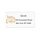 Search for cute easter bunny and eggs return address labels Rabbit