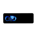 Search for glow return address labels Black