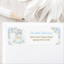 Search for blue elephant return address labels Elephant baby shower