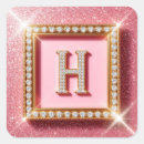 Search for monogram gold letter h stickers For her