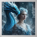 Search for ice dragon posters Blue