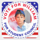 Search for campaign stickers White