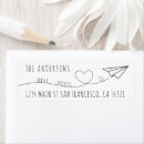 Search for new house return address labels Heart