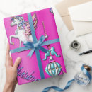 Search for unicorn holiday wrapping paper Magical