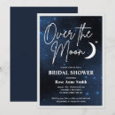 Search for moon and stars bridal shower invitations Elegant