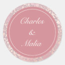 Search for pink silver wedding stickers Floral