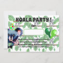 Search for australia birthday invitations Koala