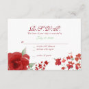 Search for red rose wedding rsvp cards Response