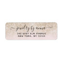 Search for pink glitter return address labels Chic