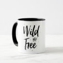 Search for adventure typography mugs Free spirit