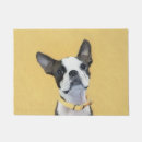 Search for boston terrier doormats Black and white